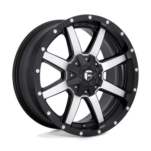 Fuel 1PC D537 MAVERICK - Matte Black Machined alloy wheel