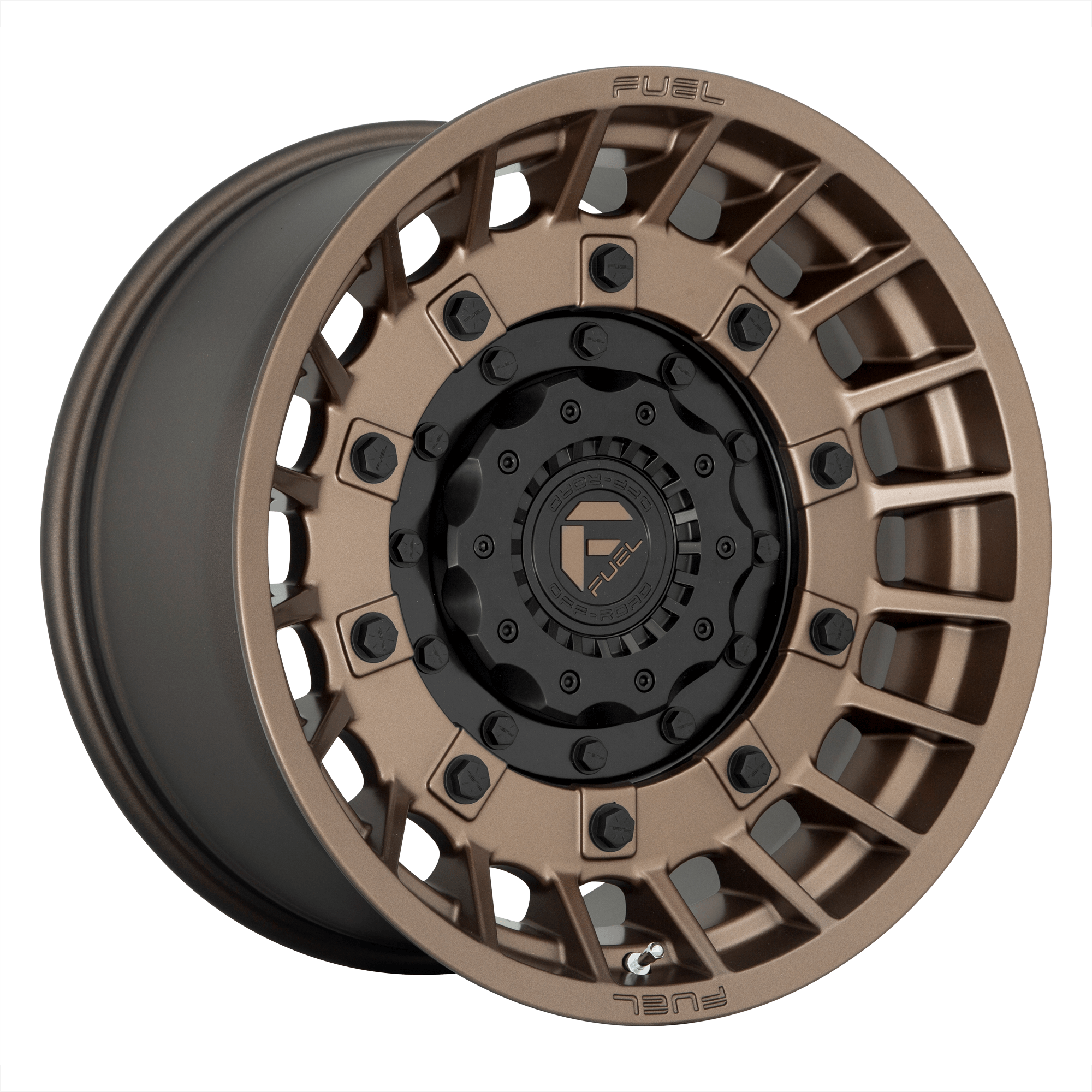 Fuel 1PC D725 MILITIA - Matte Bronze & Black alloy wheel