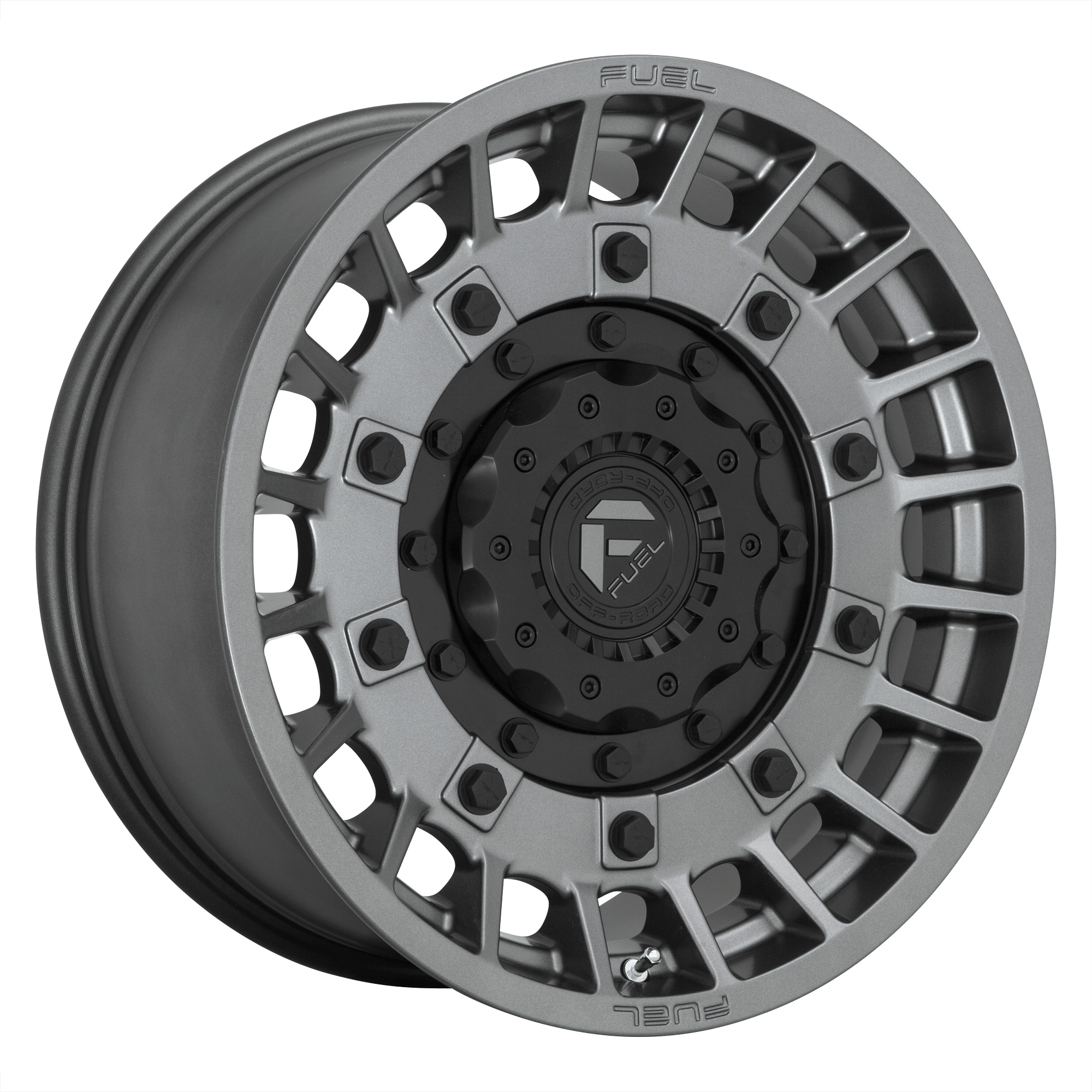 Fuel 1PC D726 MILITIA - Matte Anthracite & Black alloy wheel