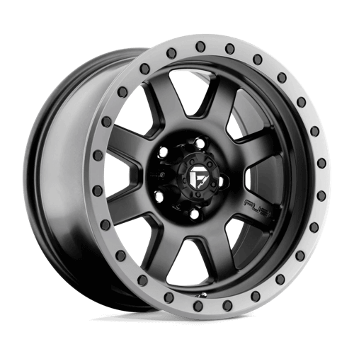 Fuel 1PC D551 TROPHY - Matte Black Gun Metal Ring alloy wheel
