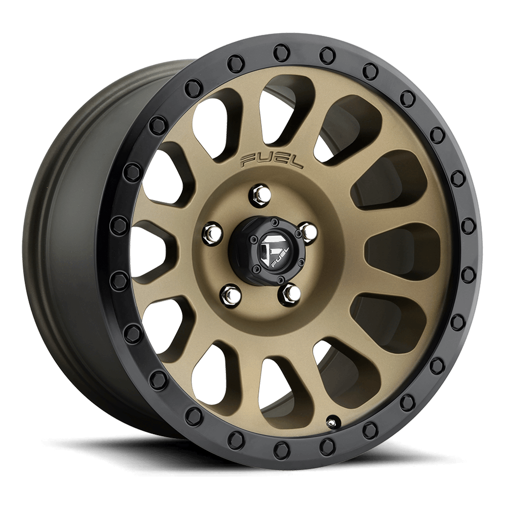 Fuel 1PC D600 VECTOR Matte Bronze Black Bead Ring Alloy Wheels