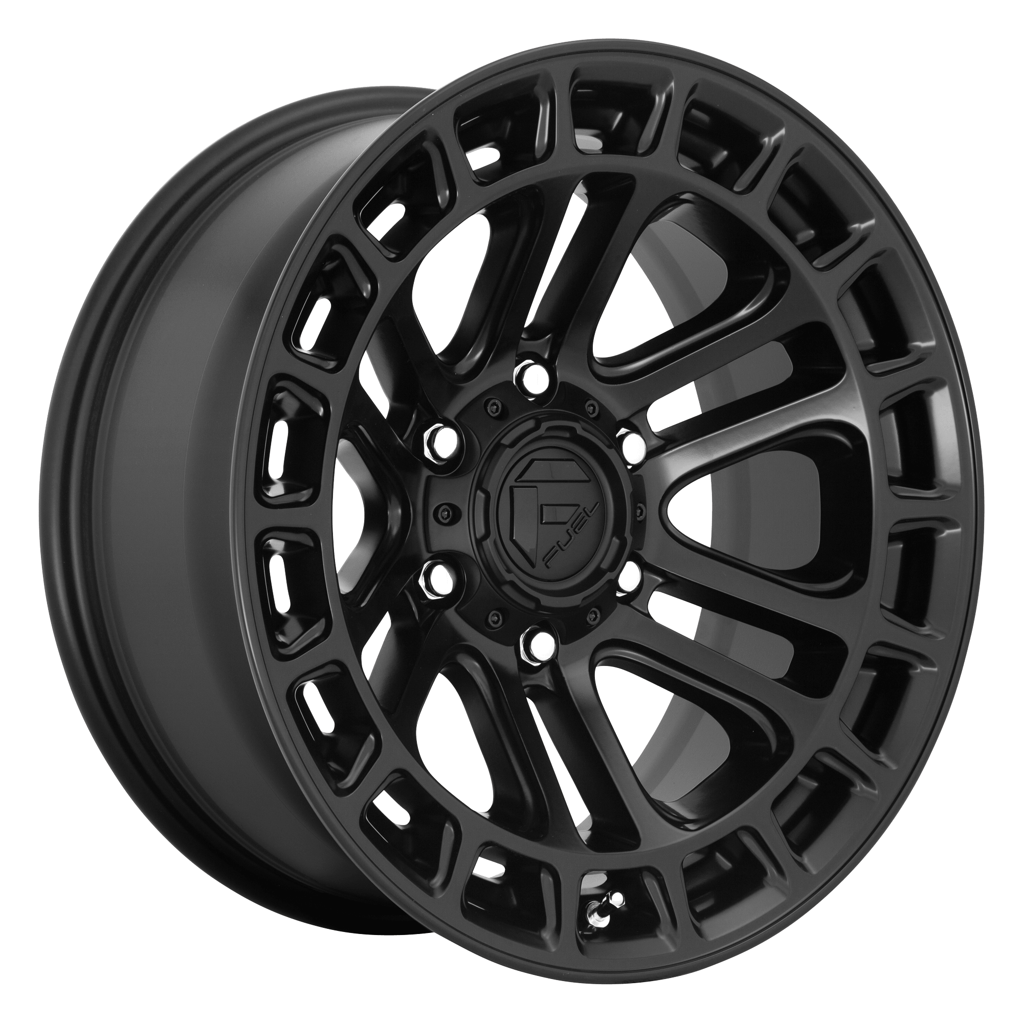 Fuel 1PC D718 HEATER - Matte Black alloy wheel