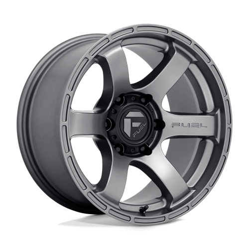 Fuel 1PC D767 RUSH - Matte Gun Metal alloy wheel