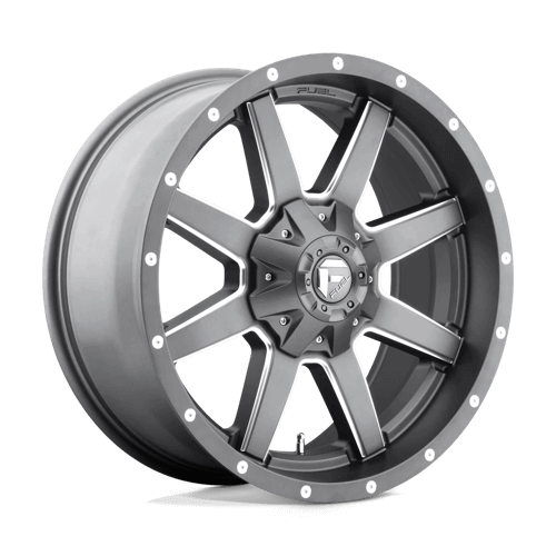 Fuel 1PC D542 MAVERICK - Matte Gun Metal Milled alloy wheel