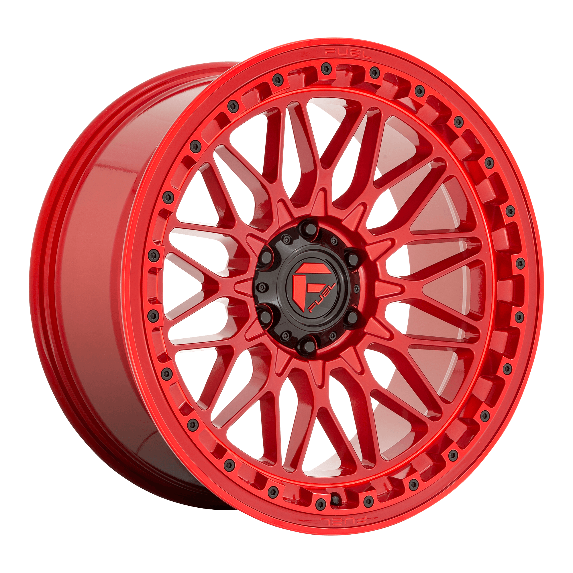 Fuel 1PC D758 TRIGGER - Candy Red alloy wheel