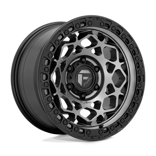 Fuel 1PC D784 UNIT - Gunmetal W/ Matte Black Ring alloy wheel