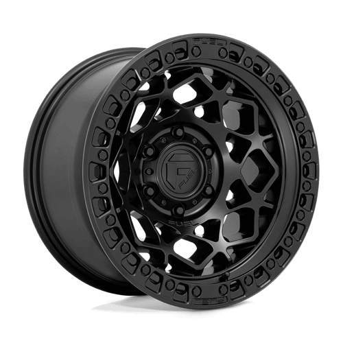 Fuel 1PC D786 UNIT - Matte Black W/ Matte Black Ring alloy wheel
