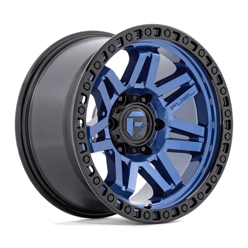 Fuel 1PC D813 SYNDICATE - Dark Blue W/ Black Ring alloy wheel