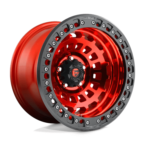 Fuel 1PC D100 ZEPHYR BEADLOCK - Candy Red alloy wheel
