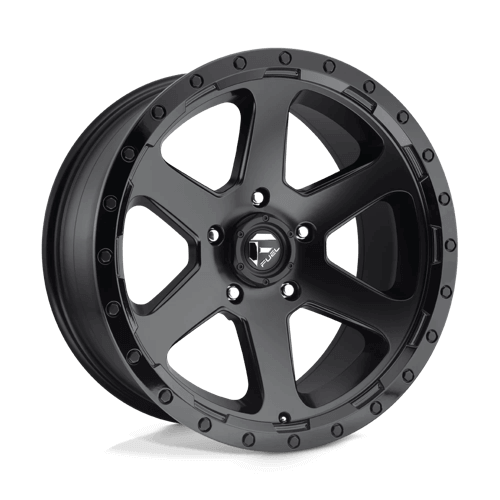 Fuel 1PC D589 RIPPER - Matte Black Gloss Black Lip alloy wheel