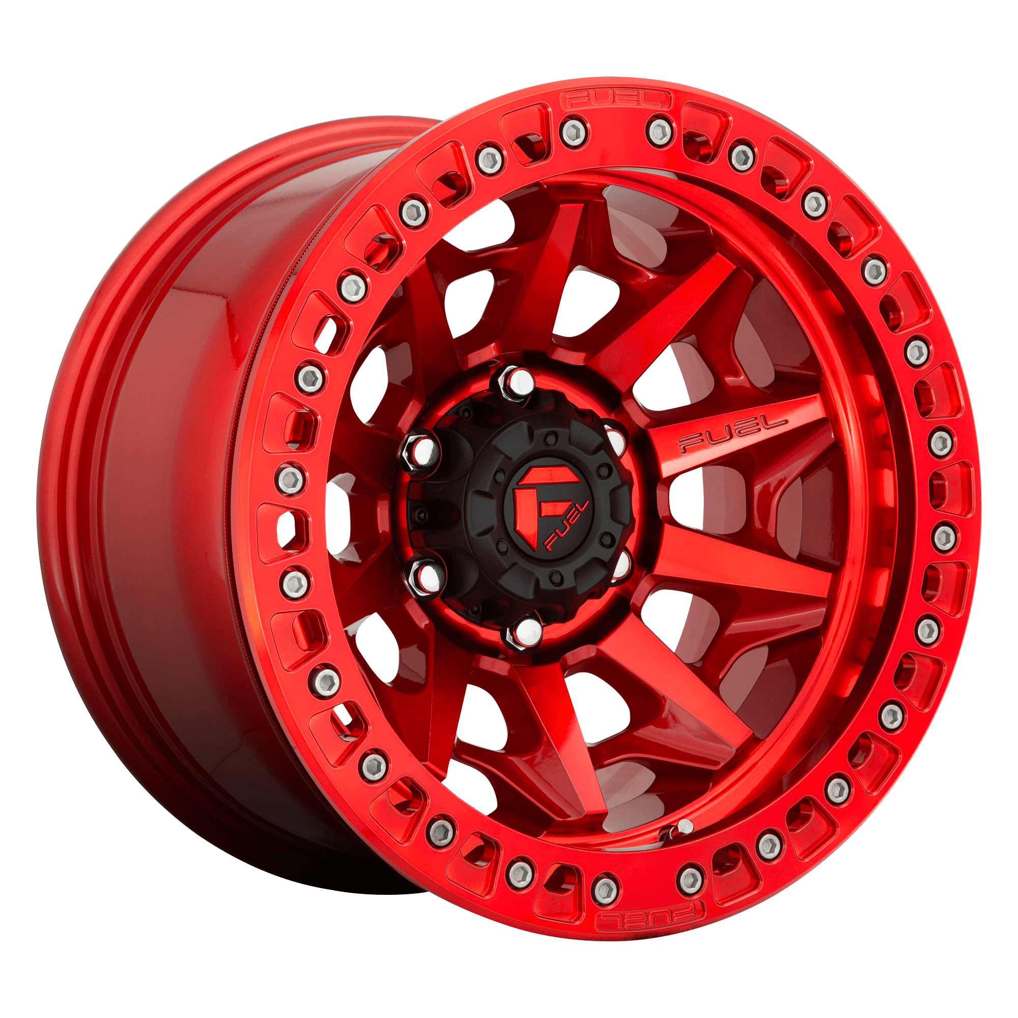 Fuel 1PC D113 COVERT BEADLOCK - Candy Red alloy wheel