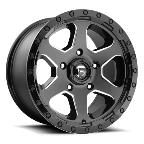 Fuel 1PC D590 RIPPER - Gloss Black Milled alloy wheel