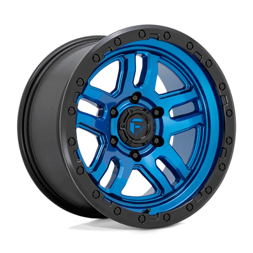Fuel 1PC D790 AMMO - Blue W/ Black Lip alloy wheel