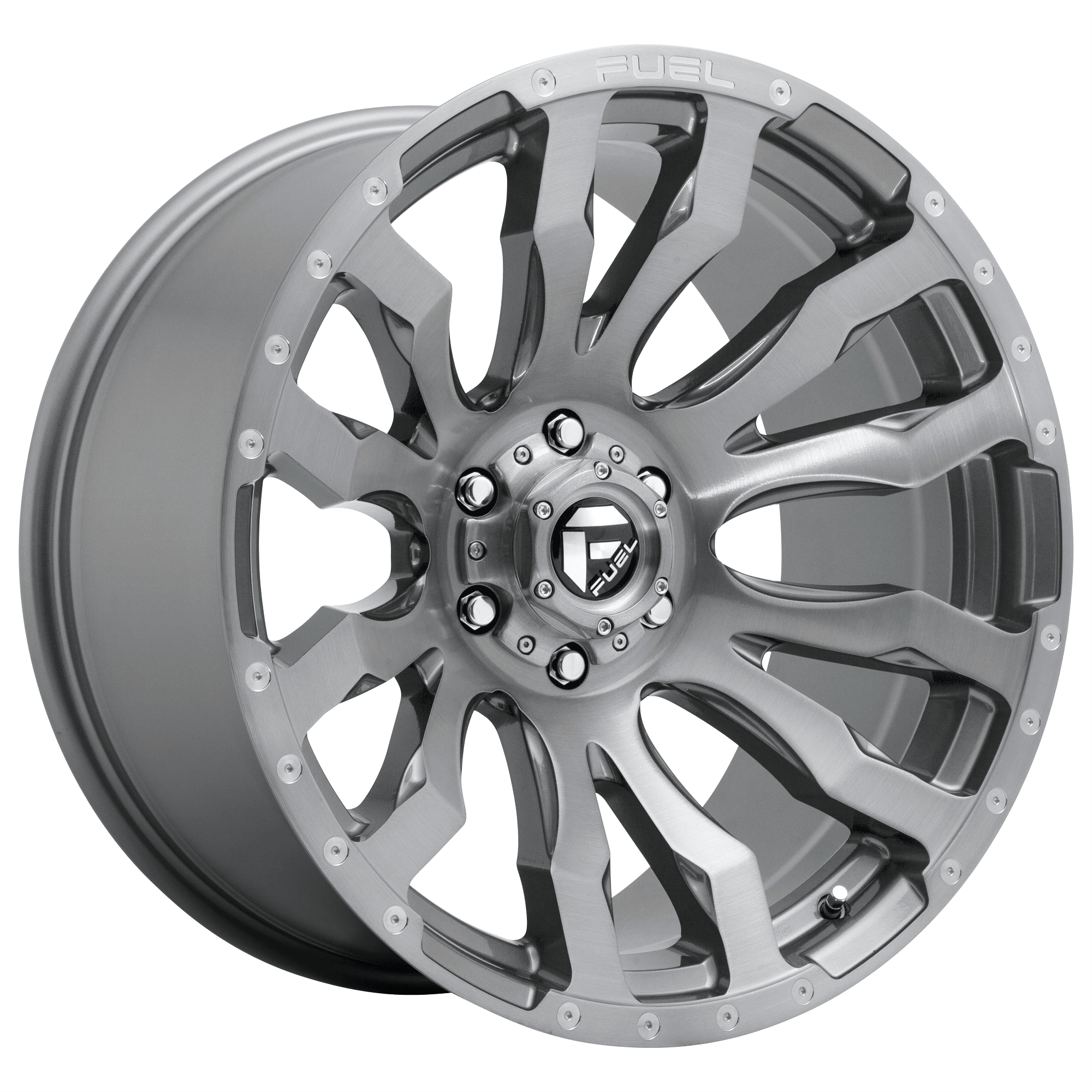 Fuel 1PC D693 BLITZ - Platinum alloy wheel