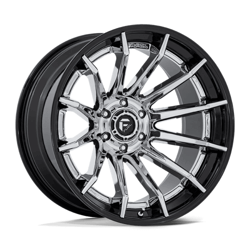 Fuel 1PC FC403 BURN - Chrome W/ Gloss Black Lip alloy wheel