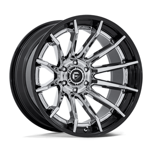 Fuel 1PC FC403 BURN - Chrome W/ Gloss Black Lip alloy wheel