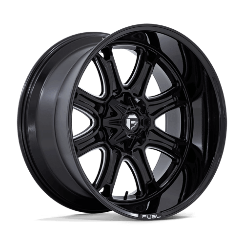 Fuel 1PC DARKSTAR - Gloss Black Milled alloy wheel