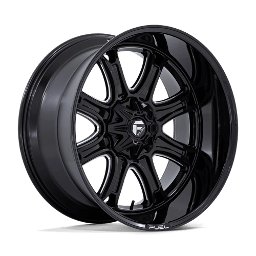 Fuel 1PC DARKSTAR - Gloss Black Milled alloy wheel