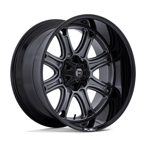Fuel 1PC DARKSTAR - Matte Gunmetal W/ Black Lip alloy wheel