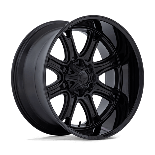 Fuel 1PC DARKSTAR - Matte Black W/ Gloss Black Lip alloy wheel