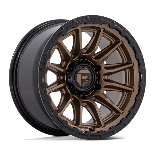 Fuel 1PC FC866 PISTON - Matte Bronze W/ Gloss Black Lip alloy wheel