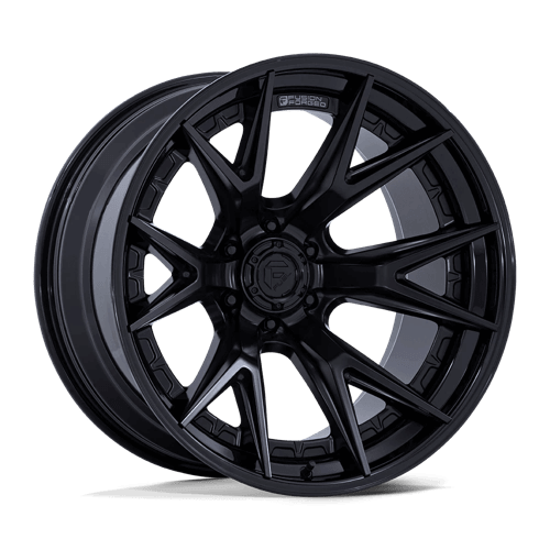 Fuel 1PC FC402 CATALYST - Matte Black W/ Gloss Black Lip alloy wheel