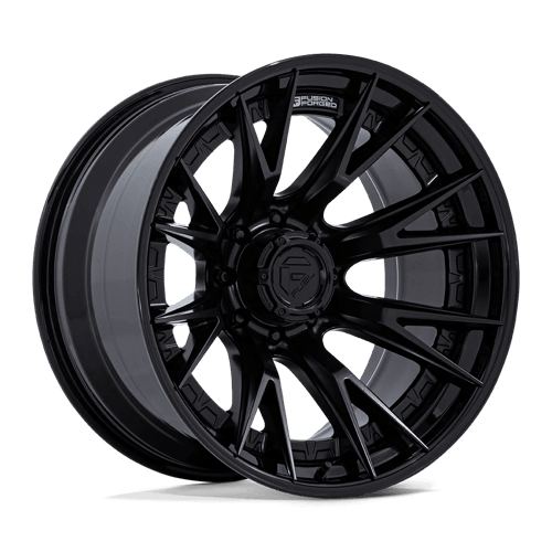 Fuel 1PC FC402 CATALYST - Matte Black W/ Gloss Black Lip alloy wheel