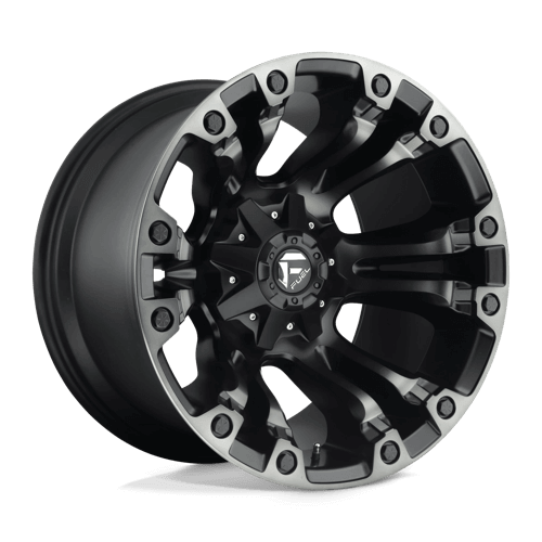 Fuel 1PC D851 VAPOR - Matte Black Gray Tint alloy wheel