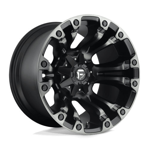 Fuel 1PC D851 VAPOR - Matte Black Gray Tint alloy wheel