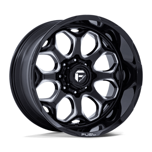 Fuel 1PC FC862 SCEPTER - Gloss Black Milled alloy wheel