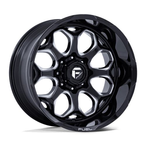 Fuel 1PC FC862 SCEPTER - Gloss Black Milled alloy wheel