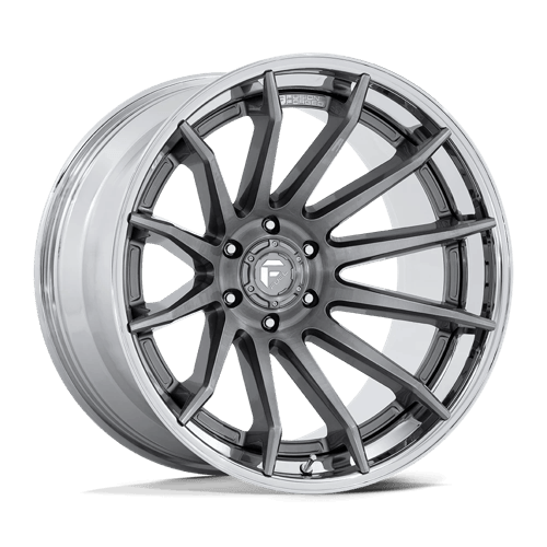 Fuel 1PC FC403 BURN - Platinum W/ Chrome Lip alloy wheel