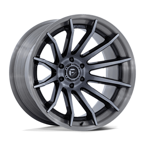 Fuel 1PC FC403 BURN - Gloss Black Brushed Dark Tint alloy wheel