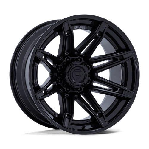 Fuel 1PC FC401 BRAWL - Matte Black W/ Gloss Black Lip alloy wheel