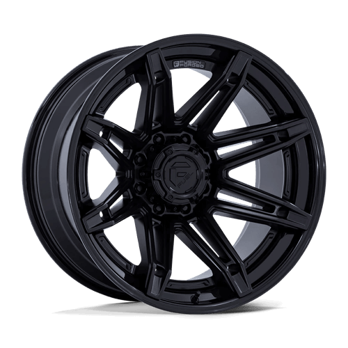 Fuel 1PC FC401 BRAWL - Matte Black W/ Gloss Black Lip alloy wheel