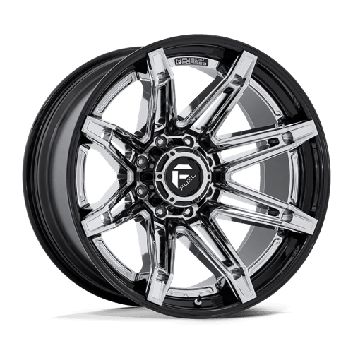 Fuel 1PC FC401 BRAWL - Chrome W/ Gloss Black Lip alloy wheel