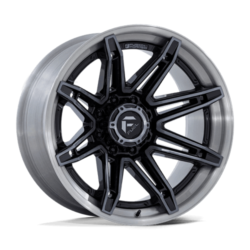 Fuel 1PC FC401 BRAWL - Gloss Black W/ Brushed Gray Tint Face & Lip alloy wheel