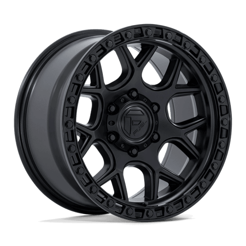 Fuel 1PC FC908 PUMA - Matte Black W/ Gloss Black Lip alloy wheel