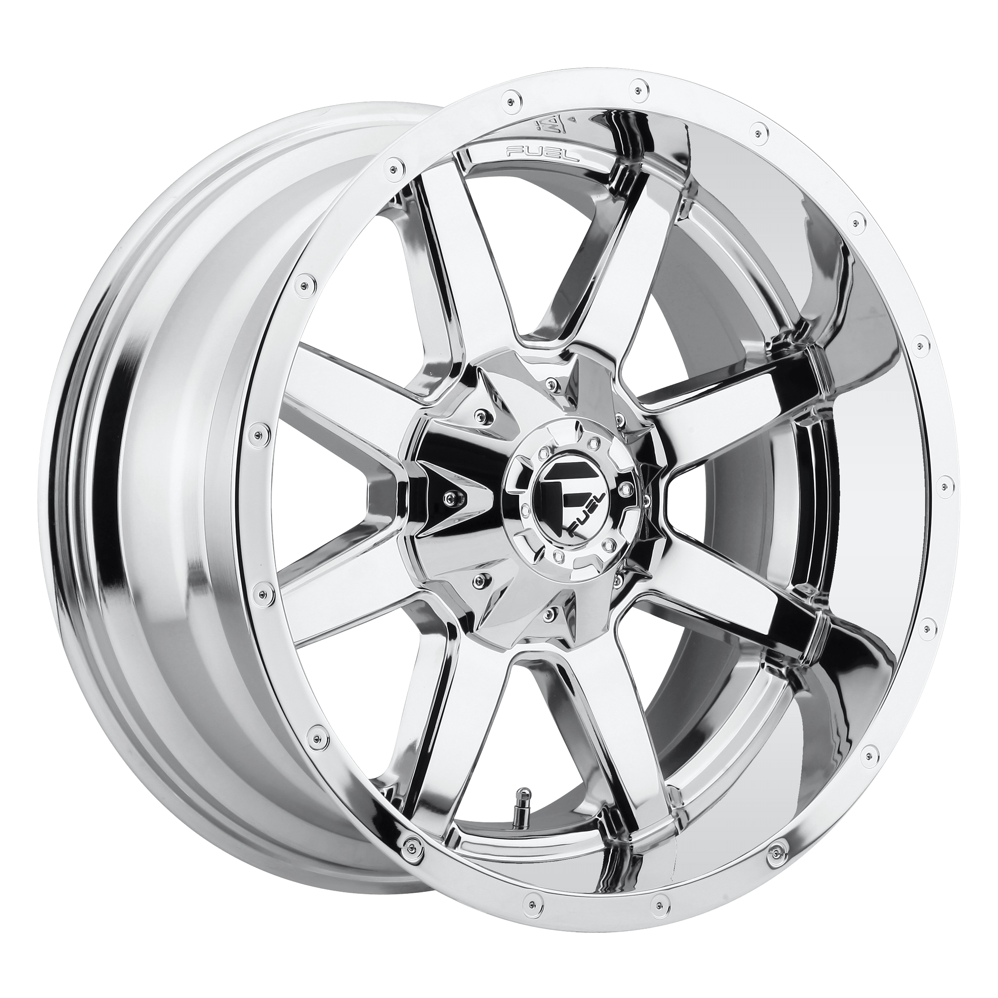 Fuel 1PC D536 MAVERICK - Chrome alloy wheel