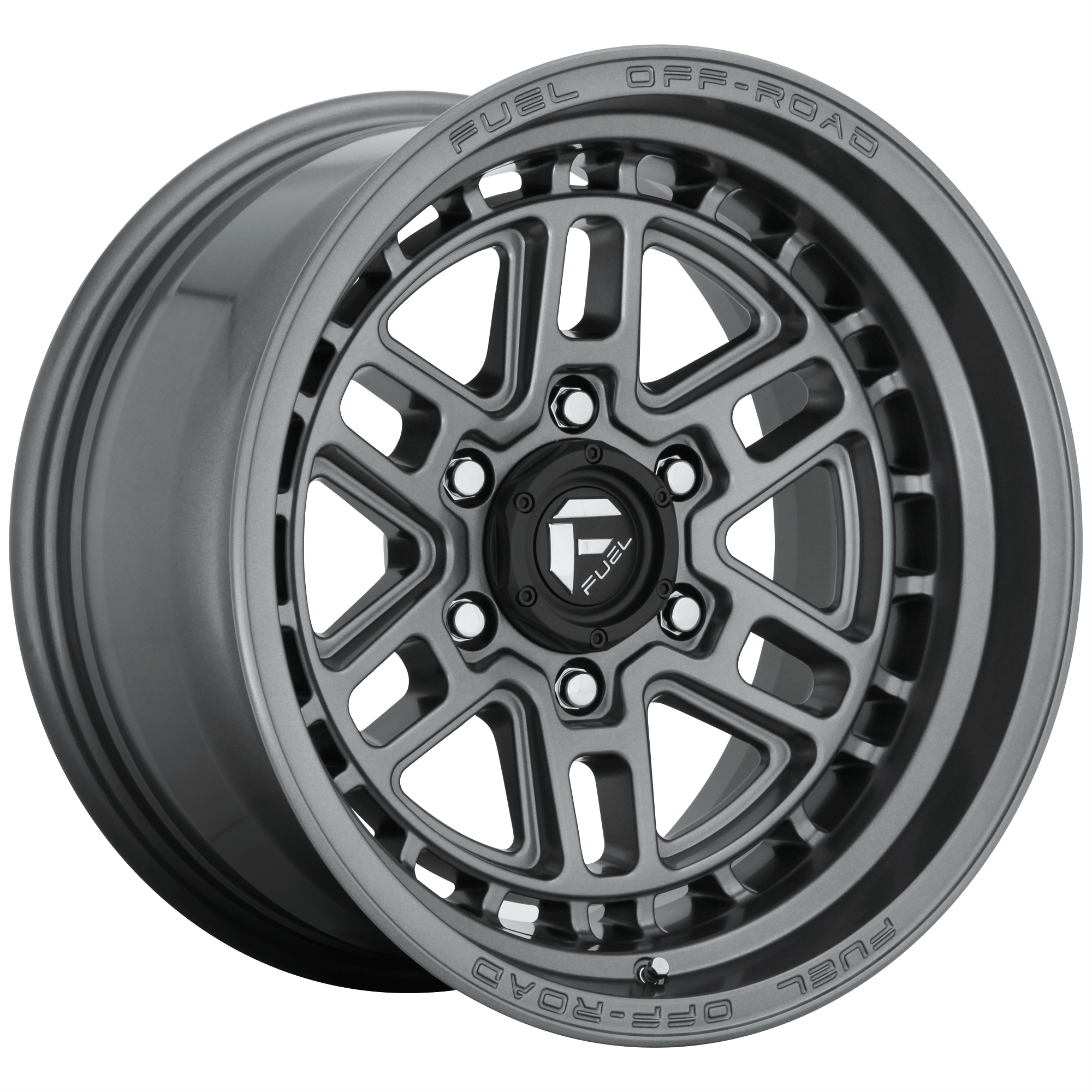 Fuel 1PC D668 NITRO - Matte Gunmetal alloy wheel