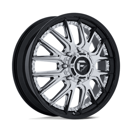 Fuel 1PC D407 CATALYST DUALLY - Chrome W/ Gloss Black Lip alloy wheel