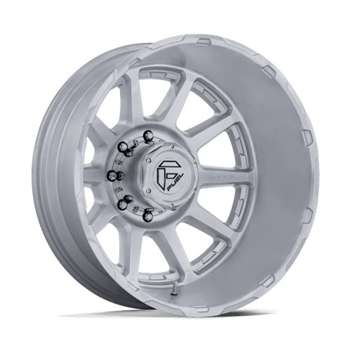 Fuel 1PC D912 CIRCUIT DUALLY - Gloss Silver W/ Machined Face alloy wheel