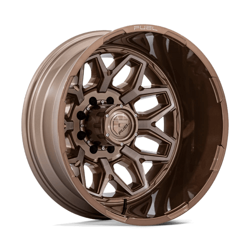 Fuel 1PC D876 FLUX DUALLY - Platinum Bronze alloy wheel