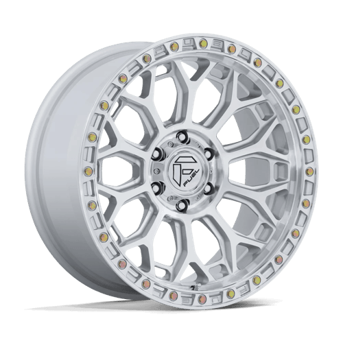 Fuel 1PC FC901 TALON - Gloss Silver W/ Machined Face alloy wheel