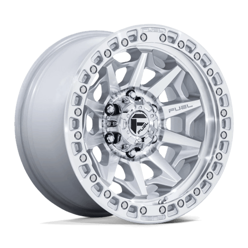 Fuel 1PC D883 COVERT - Silver W/ Machined Face alloy wheel