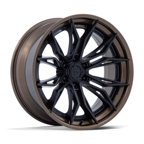 Fuel 1PC FC404 MUTINY - Matte Black W/ Gloss Bronze Lip alloy wheel