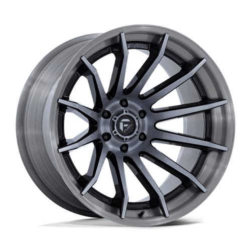 Fuel 1PC FC403 BURN - Gloss Black W/ Brushed Gray Tint Face & Lip alloy wheel