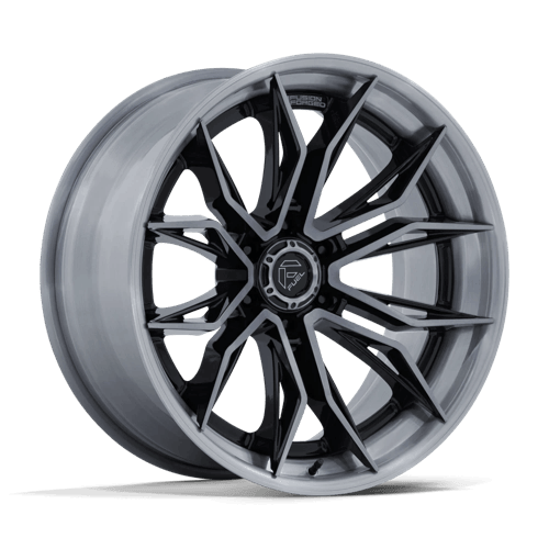 Fuel 1PC FC404 MUTINY - Gloss Black W/ Brushed Dark Tint alloy wheel