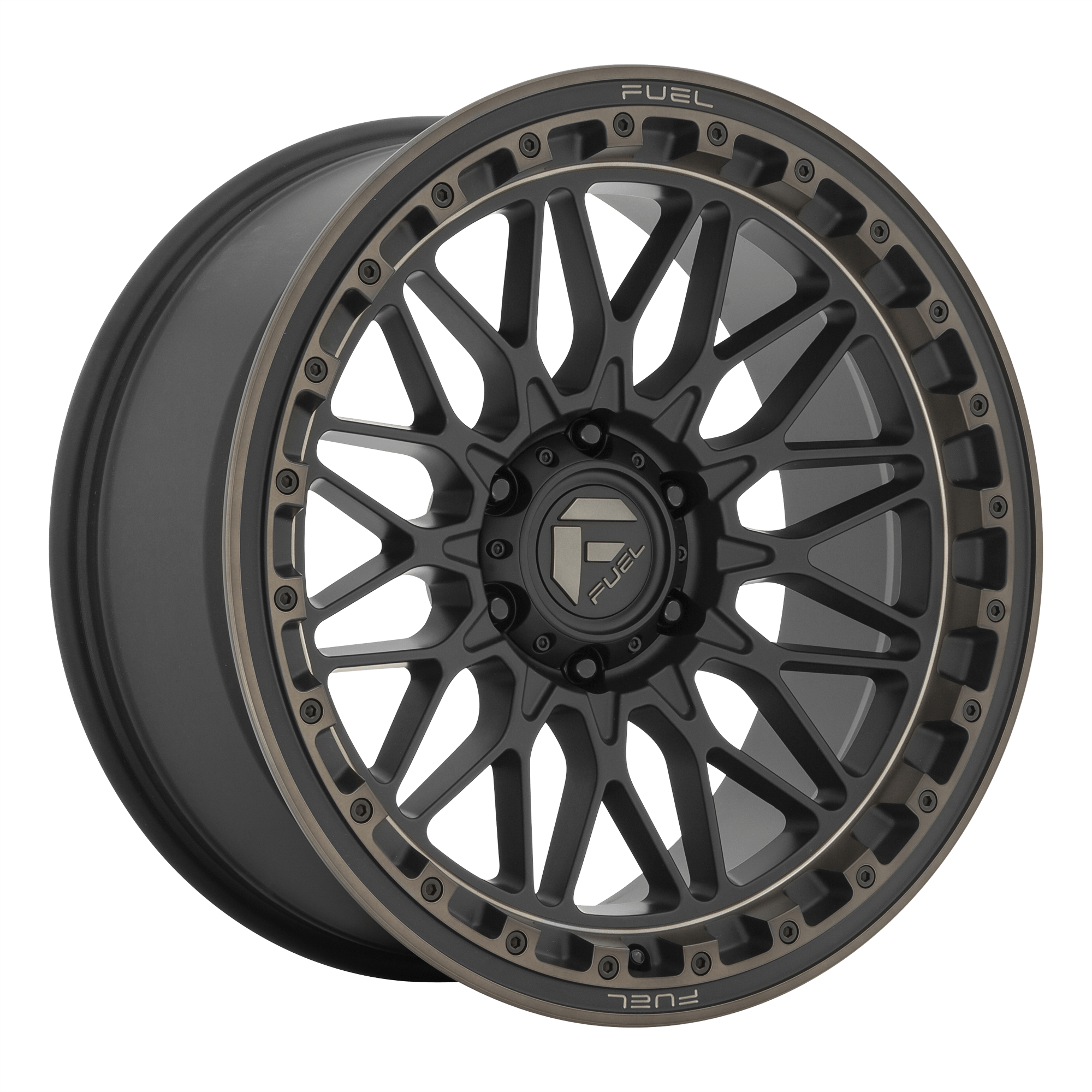 Fuel 1PC D759 TRIGGER - Matte Black Double Dark Tint alloy wheel