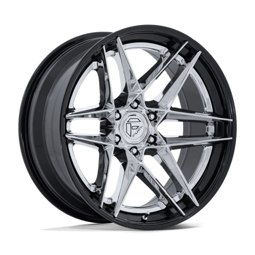 Fuel 1PC FC408 FLIGHT - Chrome W/ Gloss Black Lip alloy wheel